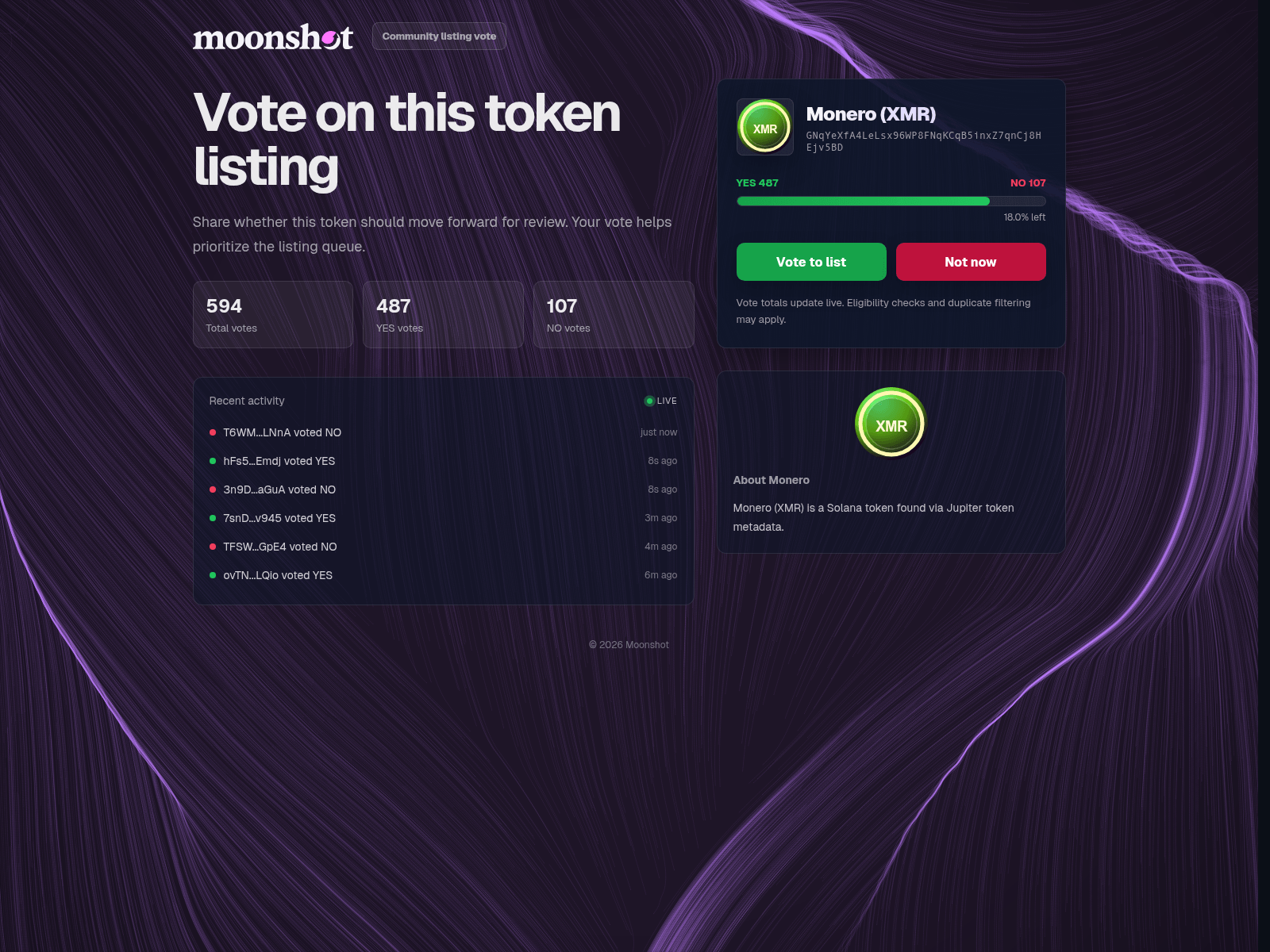 Screenshot of moonshot-listing-xyf.netlify.app