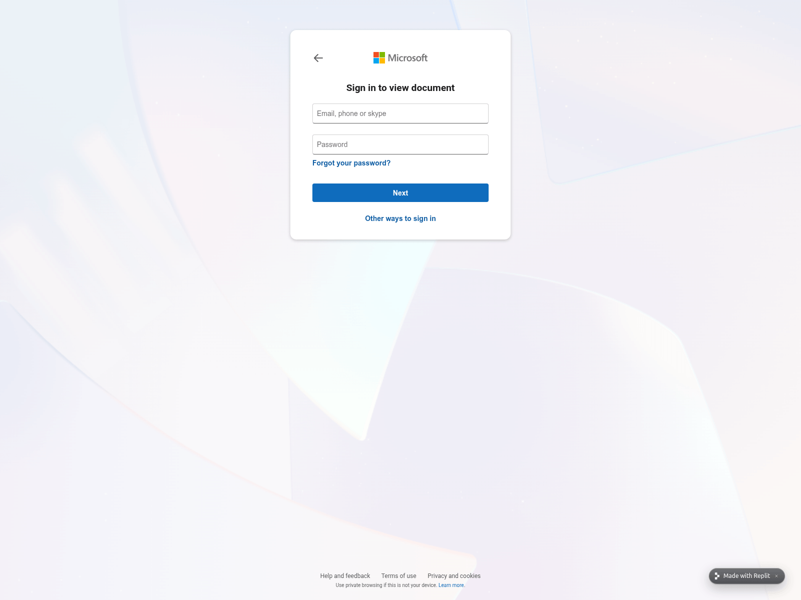 Screenshot of server-index-page--lezzuzh.replit.app