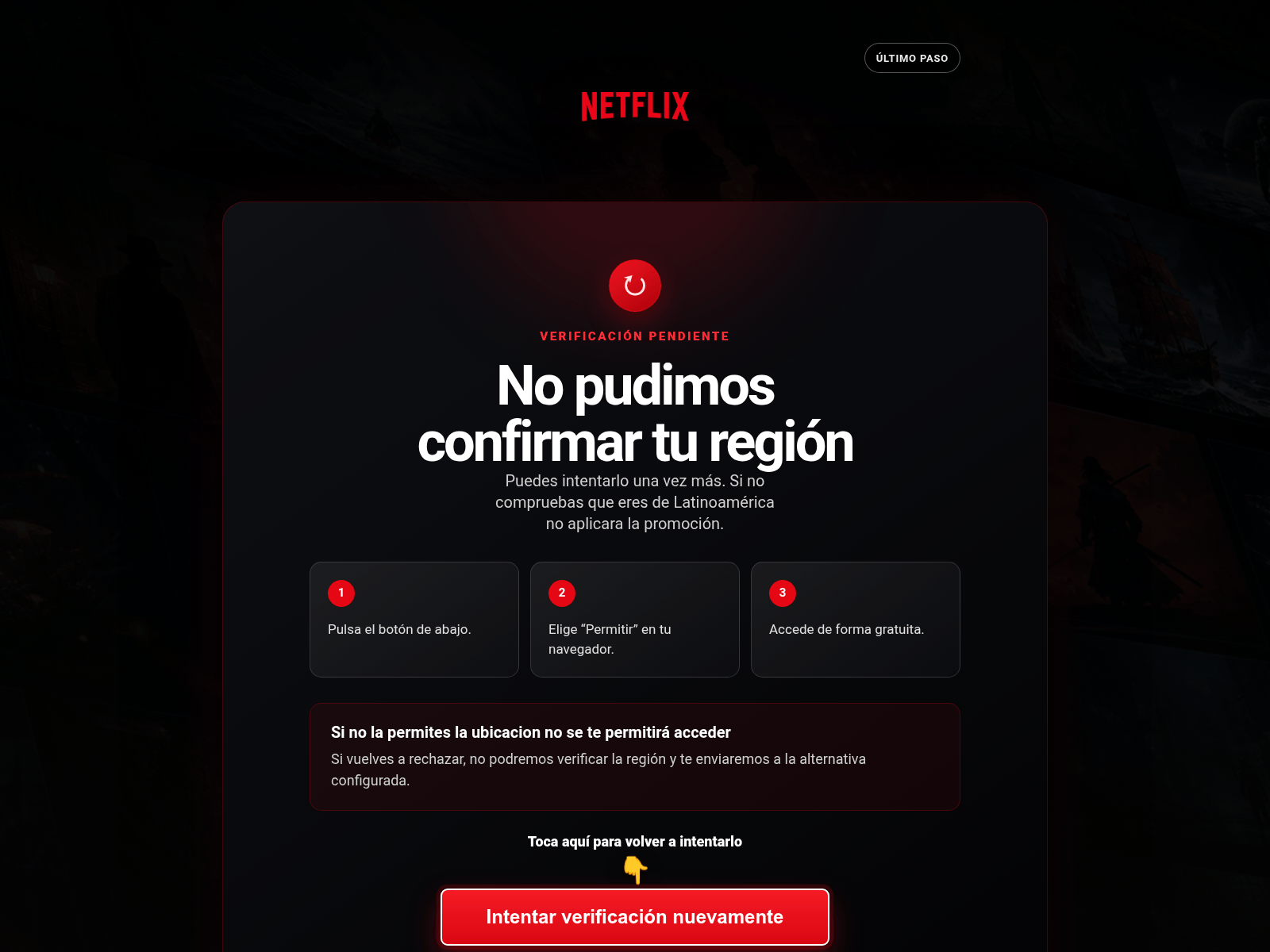 Screenshot of netflixl.org