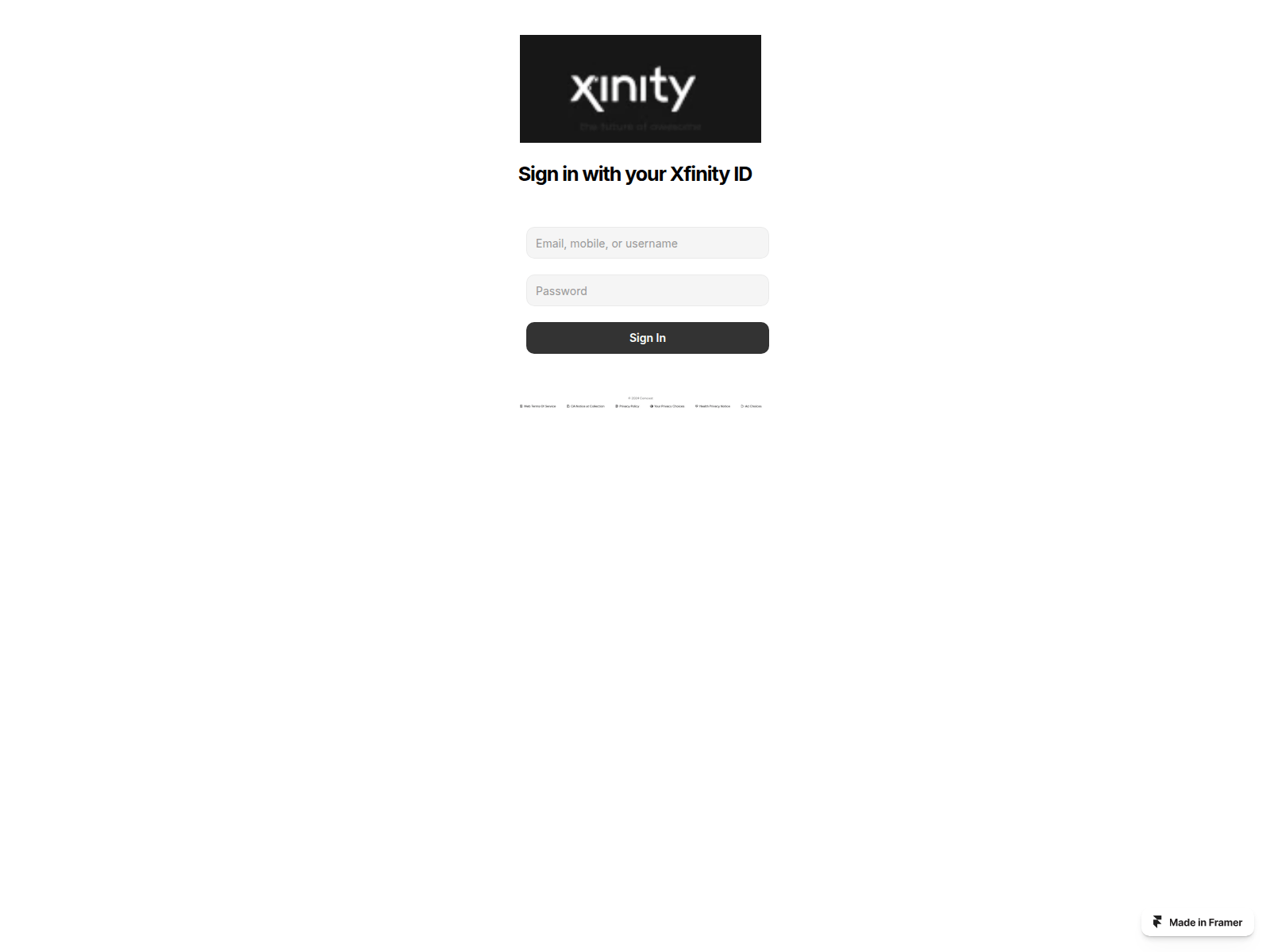 Screenshot of cyan-ice-675590.framer.app