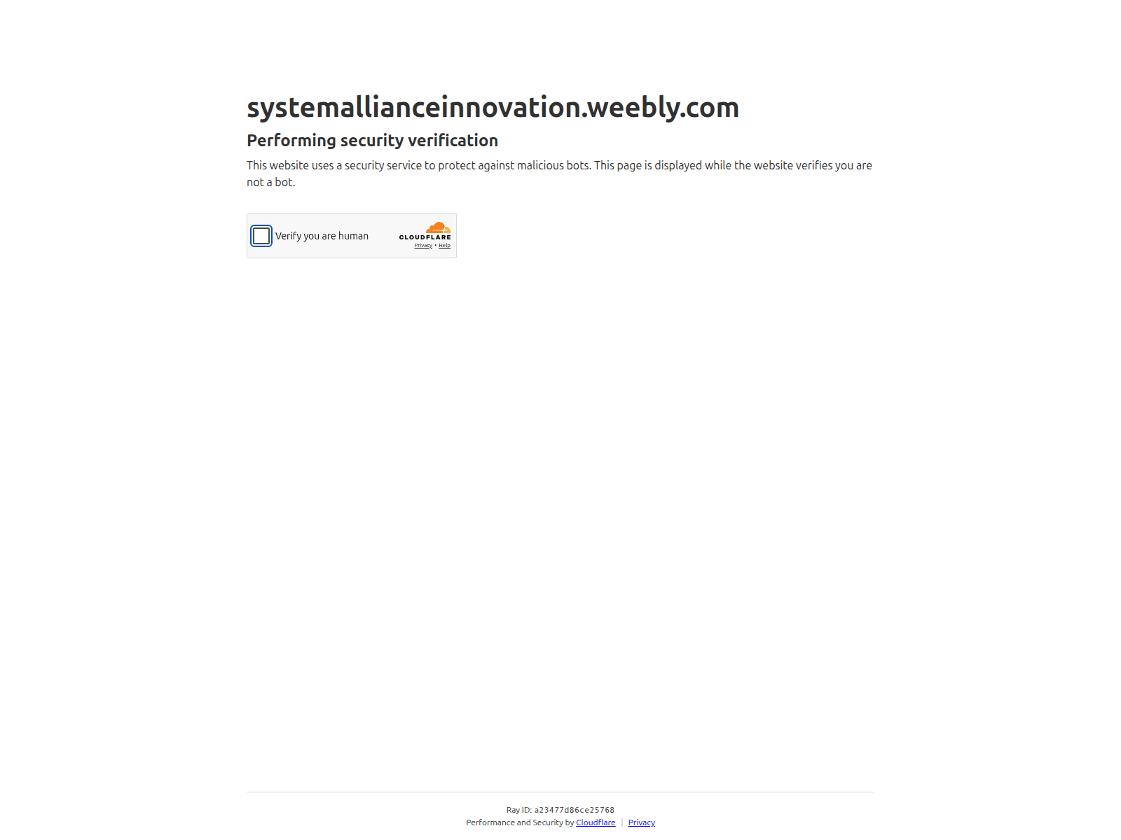 Screenshot of systemallianceinnovation.weebly.com