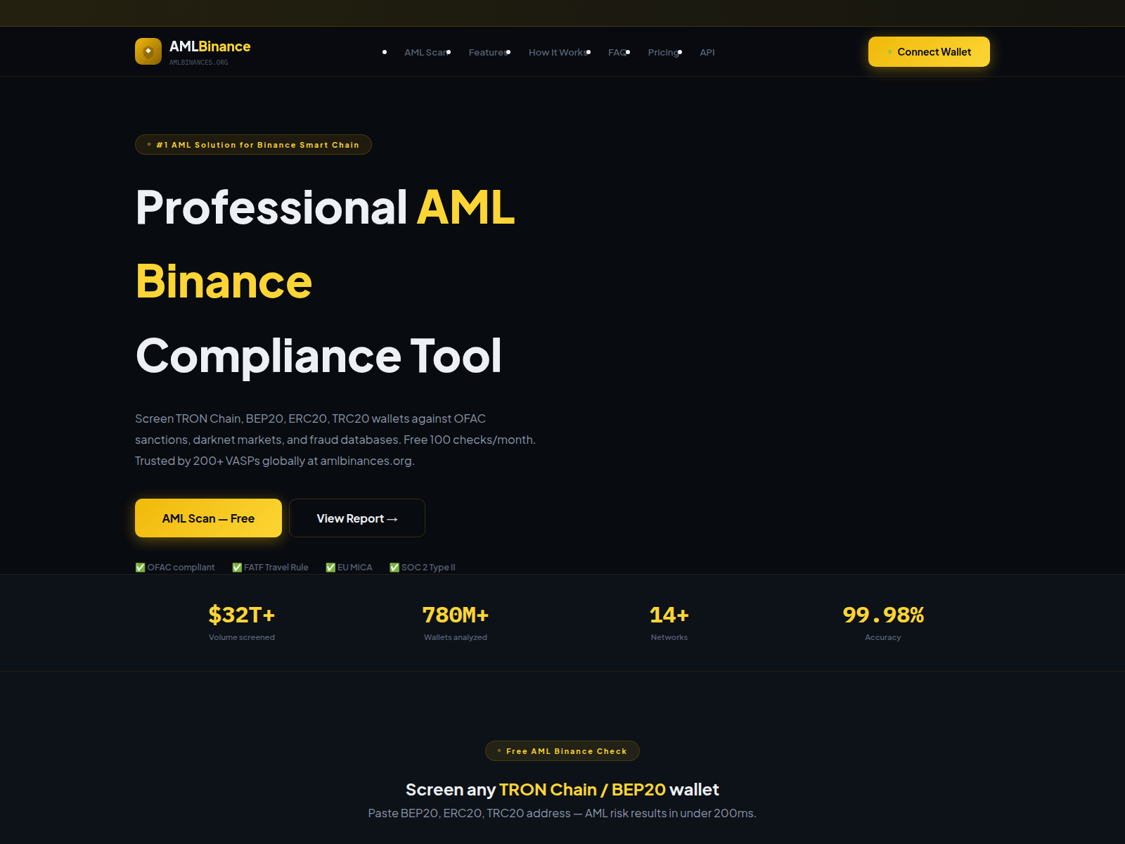 Screenshot of amlbinances.org