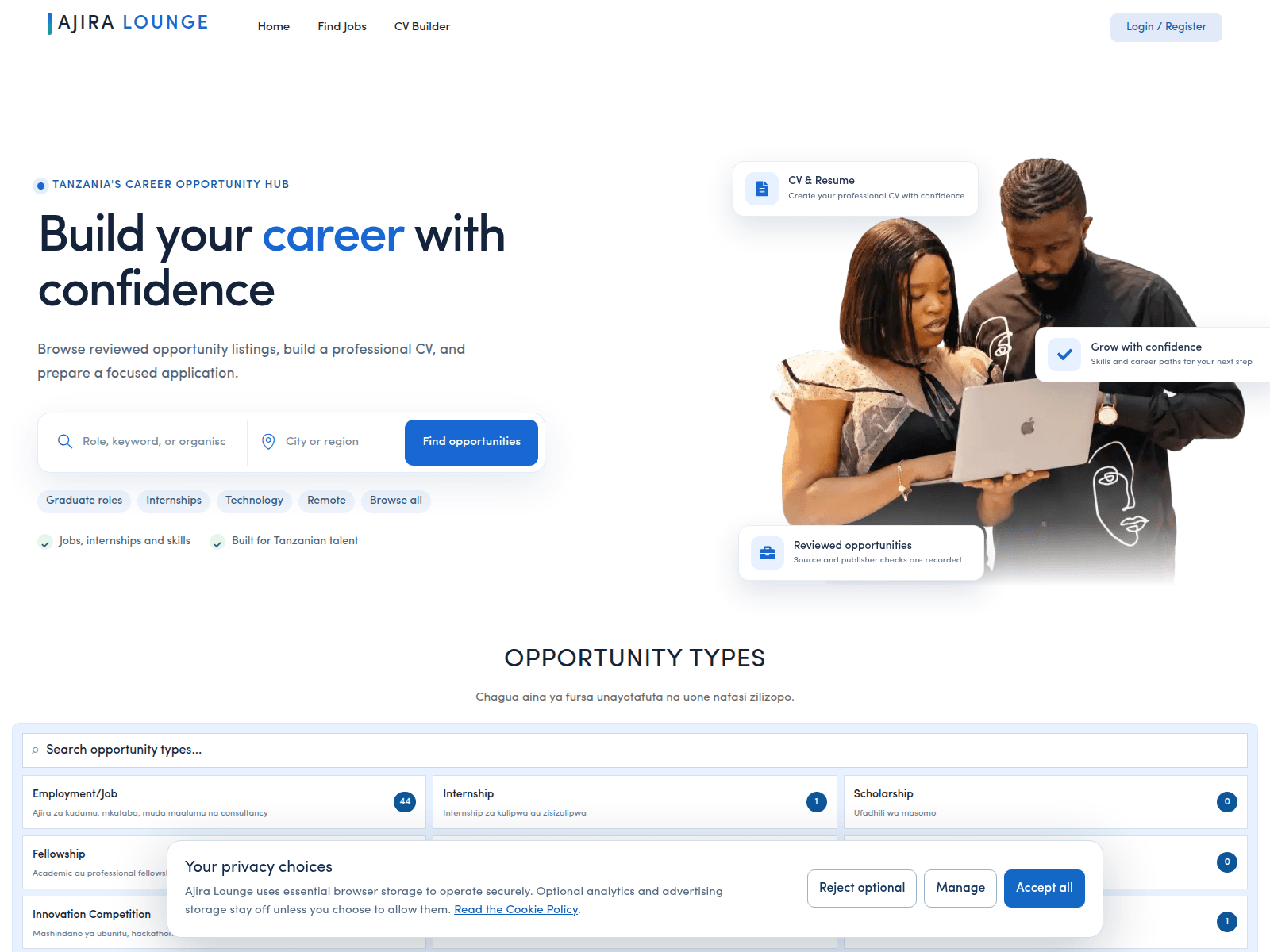 Screenshot of ajiralounge.com