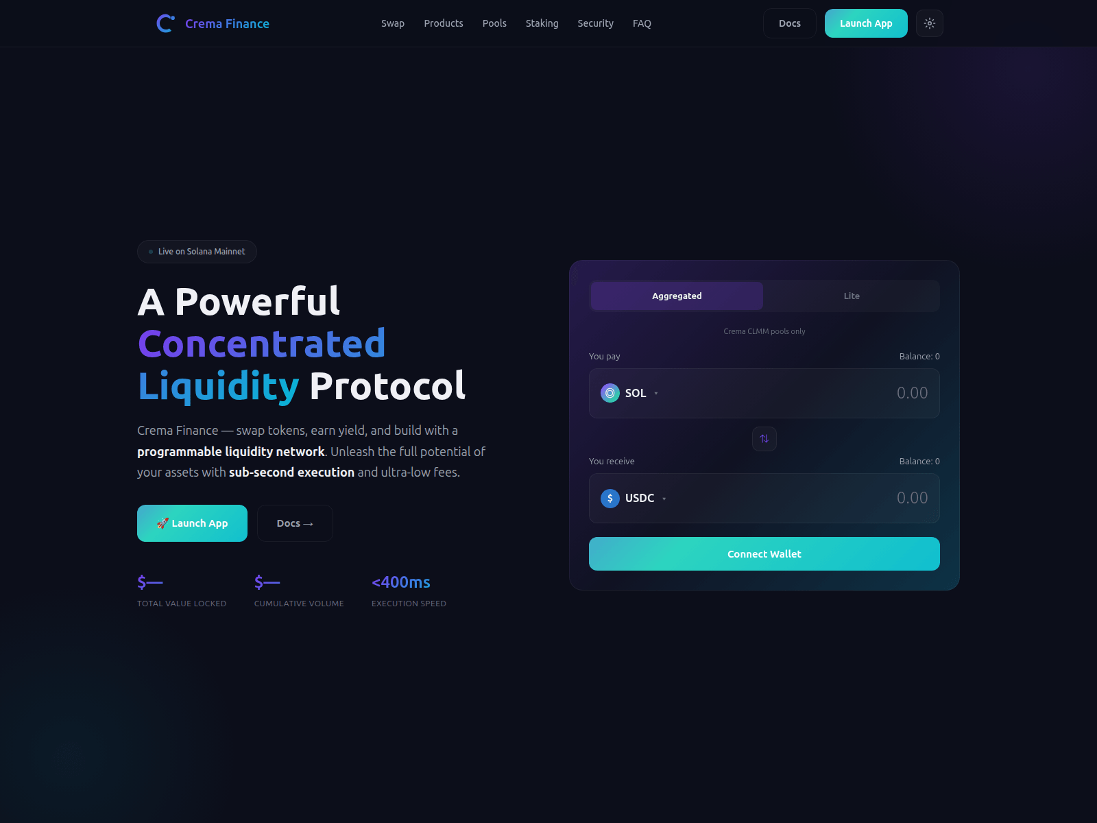 Screenshot of crema-finance.com