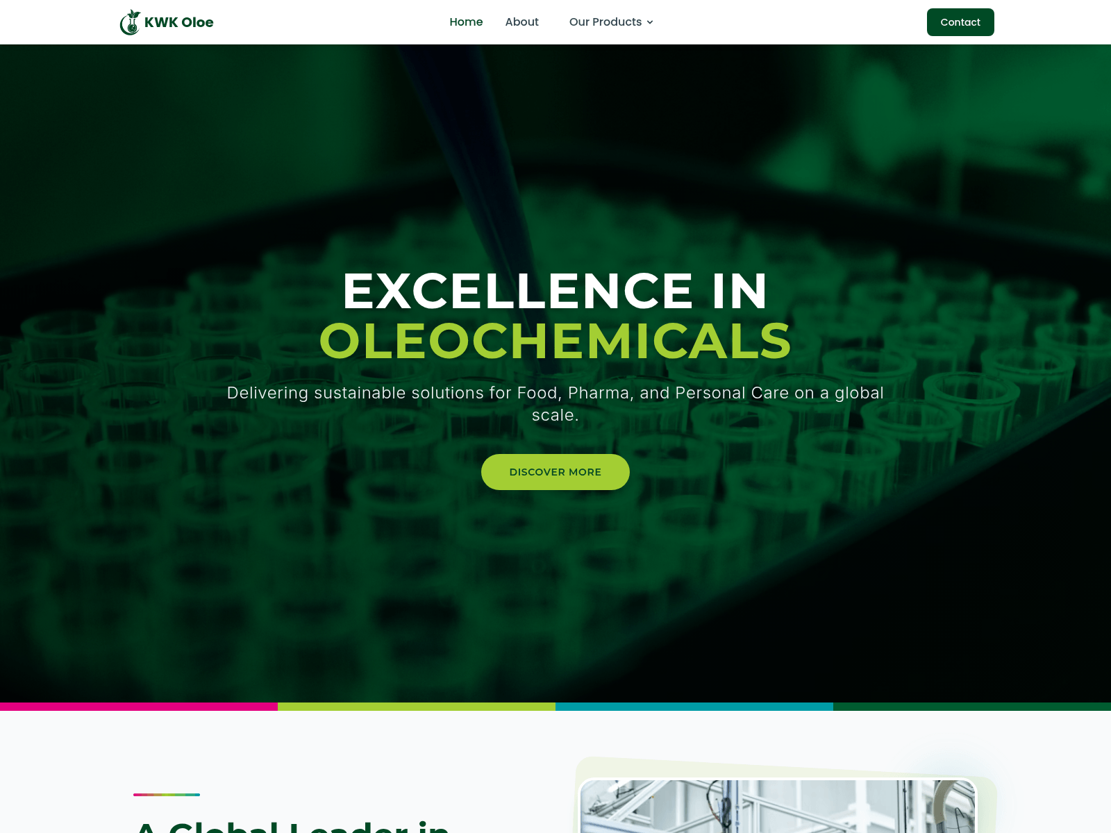 Screenshot of kwk-oleo.com
