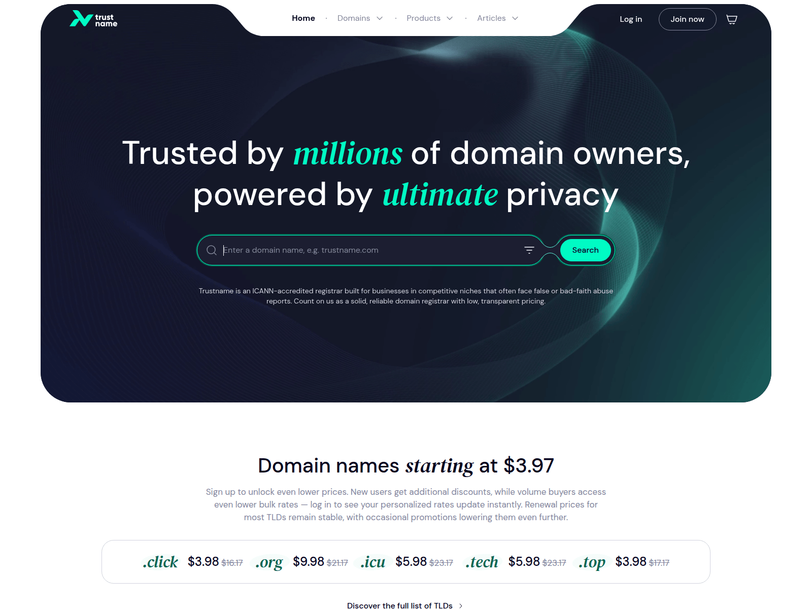 Screenshot of hipsterdomainfinder.com