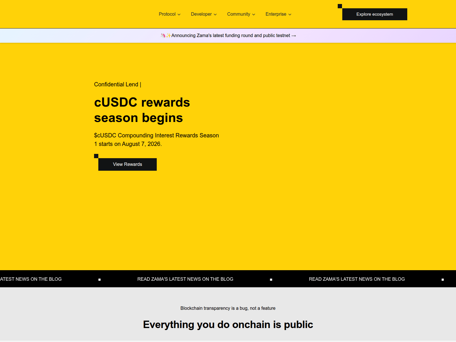 Screenshot of zama.lat
