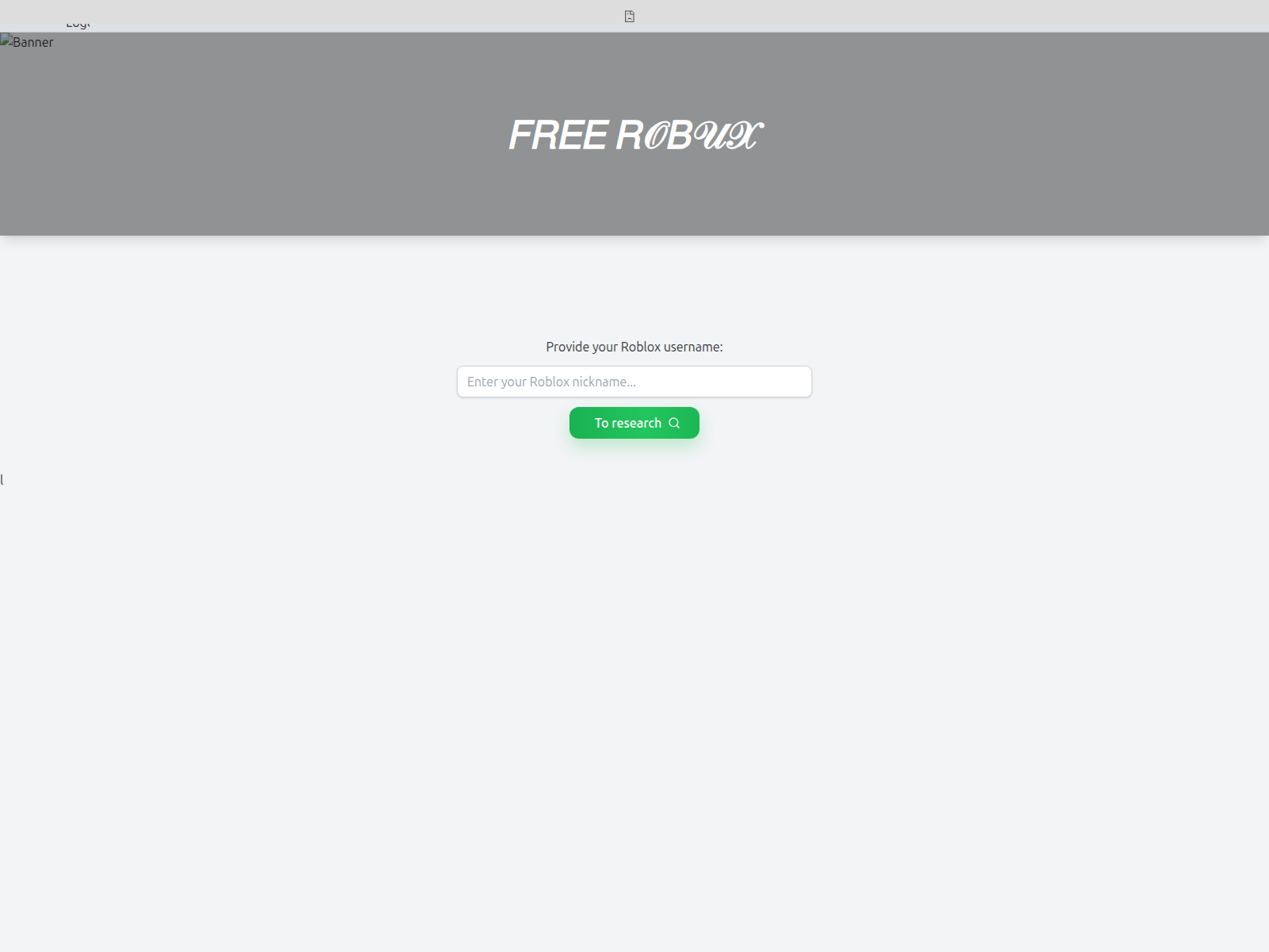 Screenshot of robuxtfrdrf.blogspot.com
