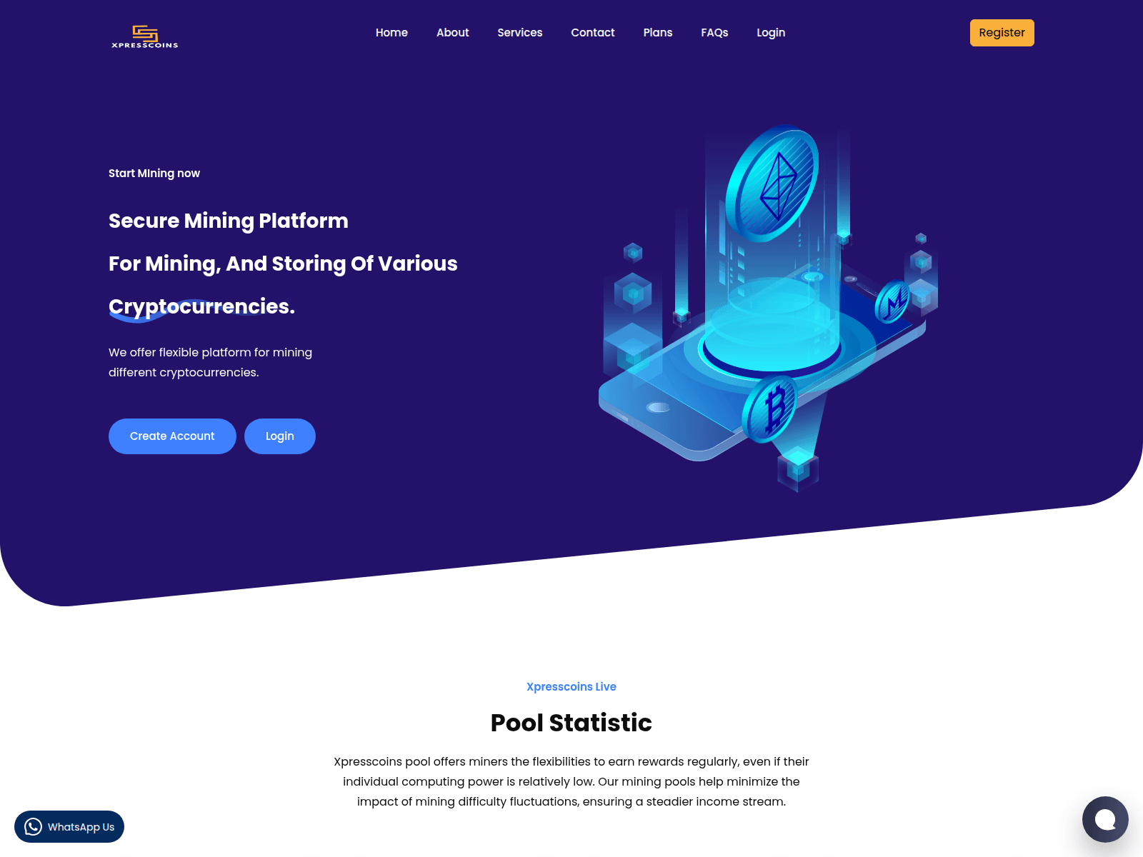 Screenshot of xpresscoins.xyz