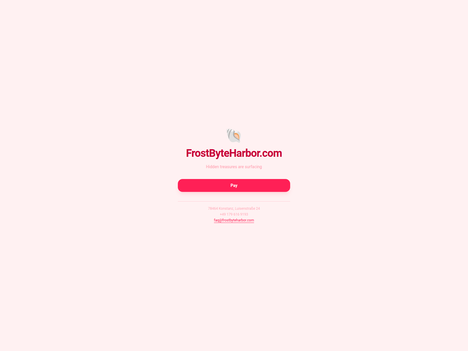 Screenshot of frostbyteharbor.com