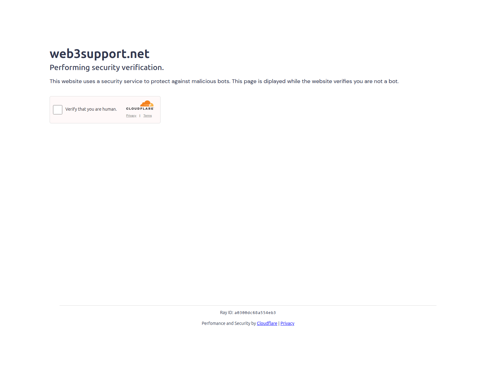 Screenshot of getweb3support.com