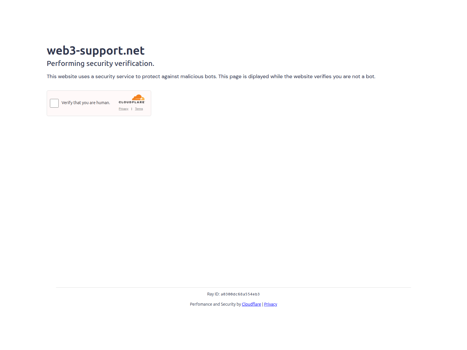 Screenshot of web3-support.net
