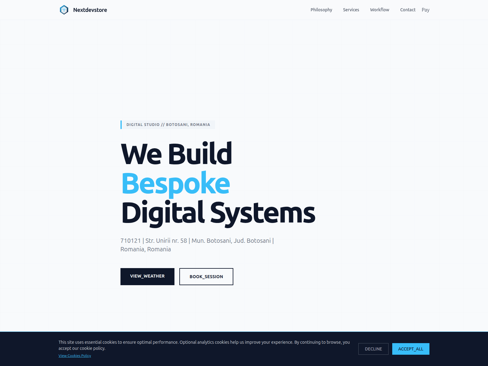 Screenshot of nextdevstore.com