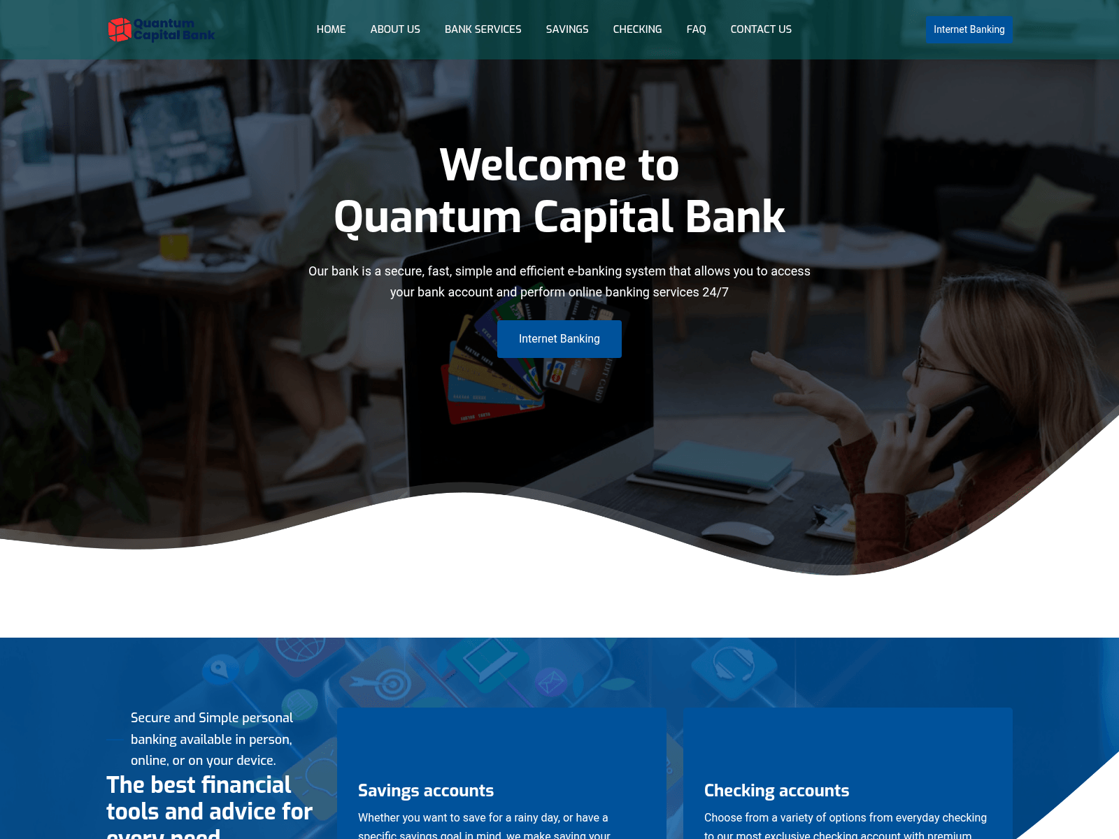 Screenshot of quantumcapitalbk.com