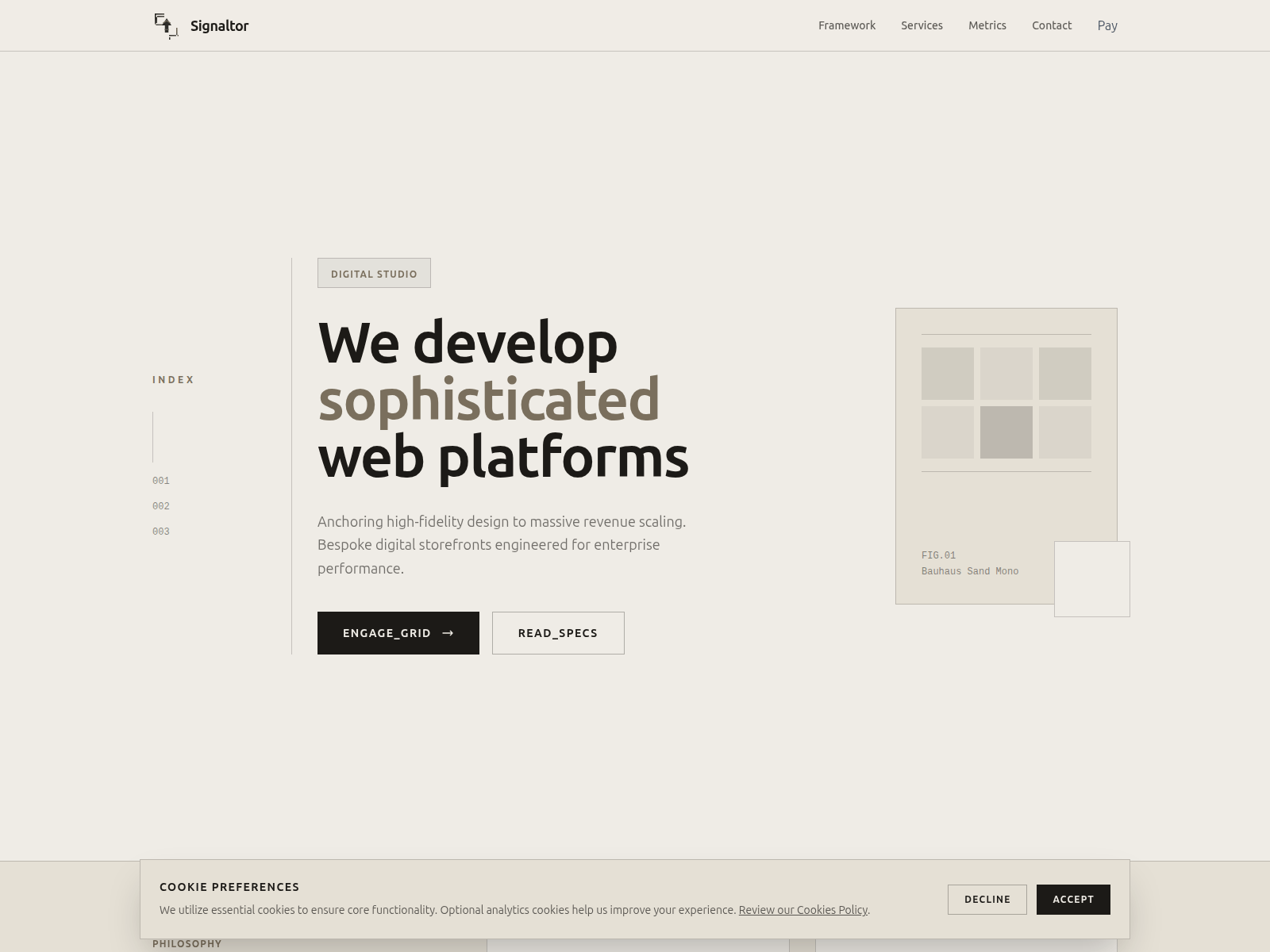 Screenshot of signaltor.com