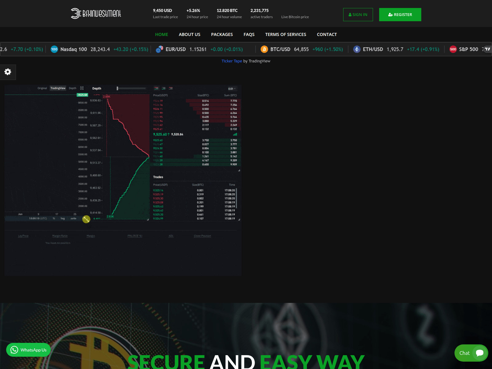 Screenshot di bxinvt.com