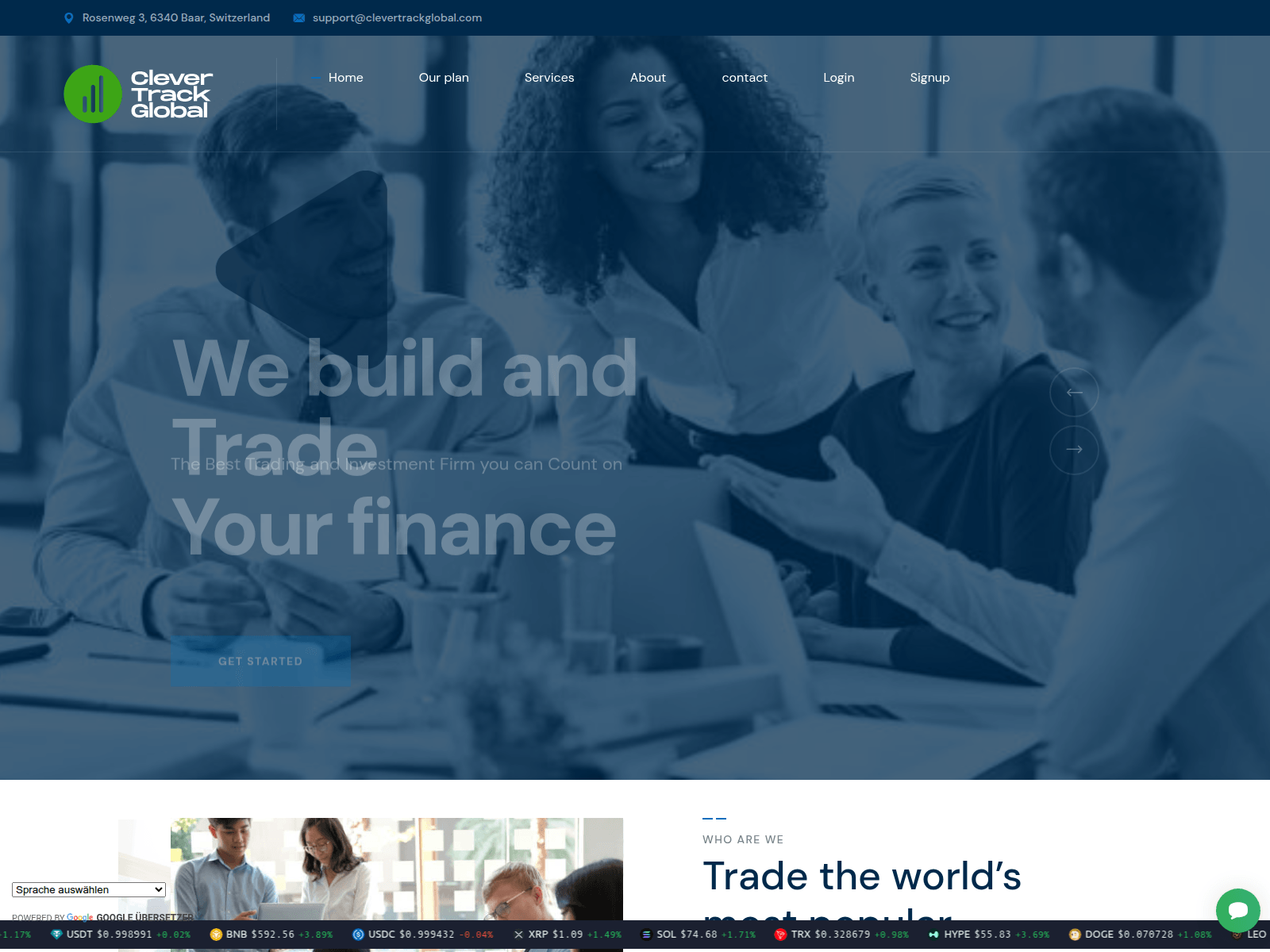 [Ekran görüntüsü] clevertrackglobal.com