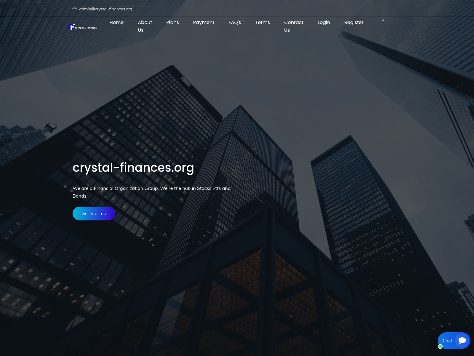 Captura de pantalla de crystal-finances.org