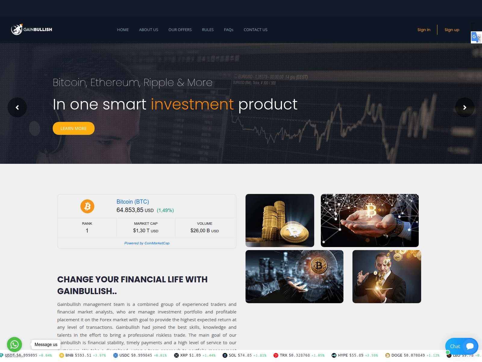 [Ekran görüntüsü] gain-bullish.com