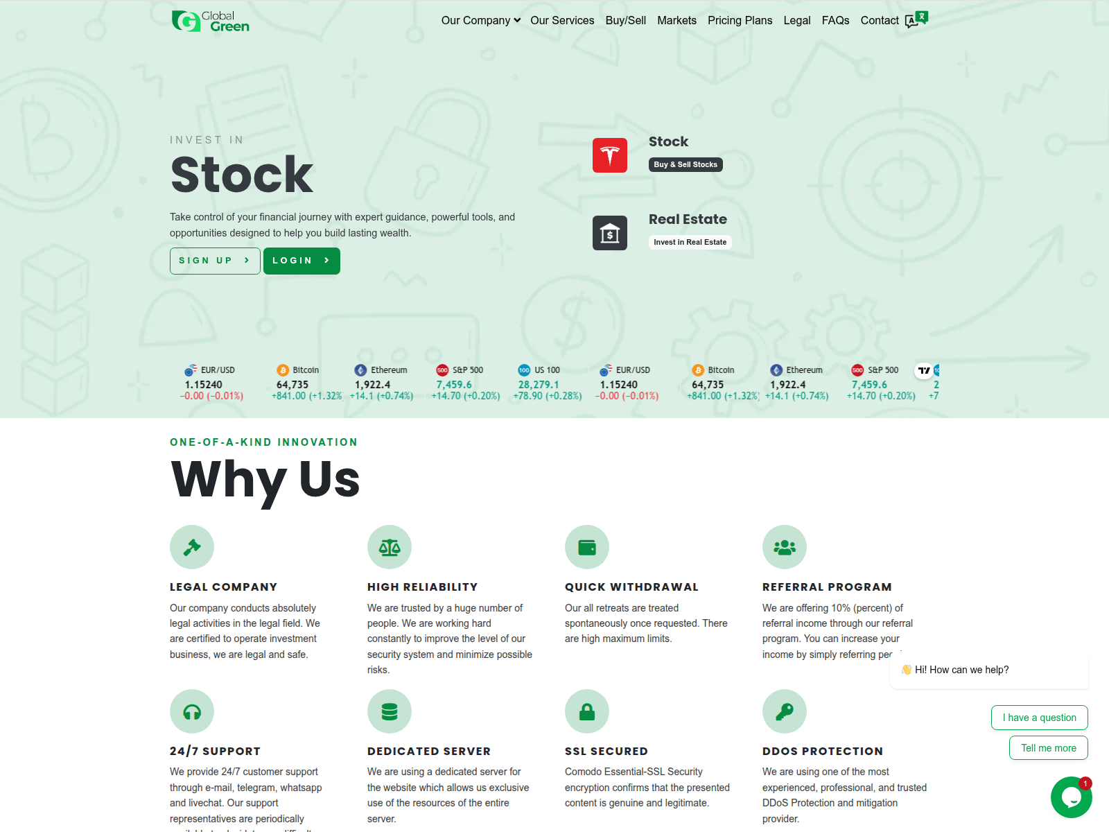 [Ekran görüntüsü] globalgreeninvestments.com