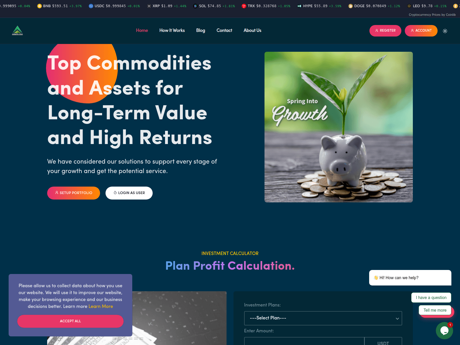 的截图 growthcorpinvestments.com