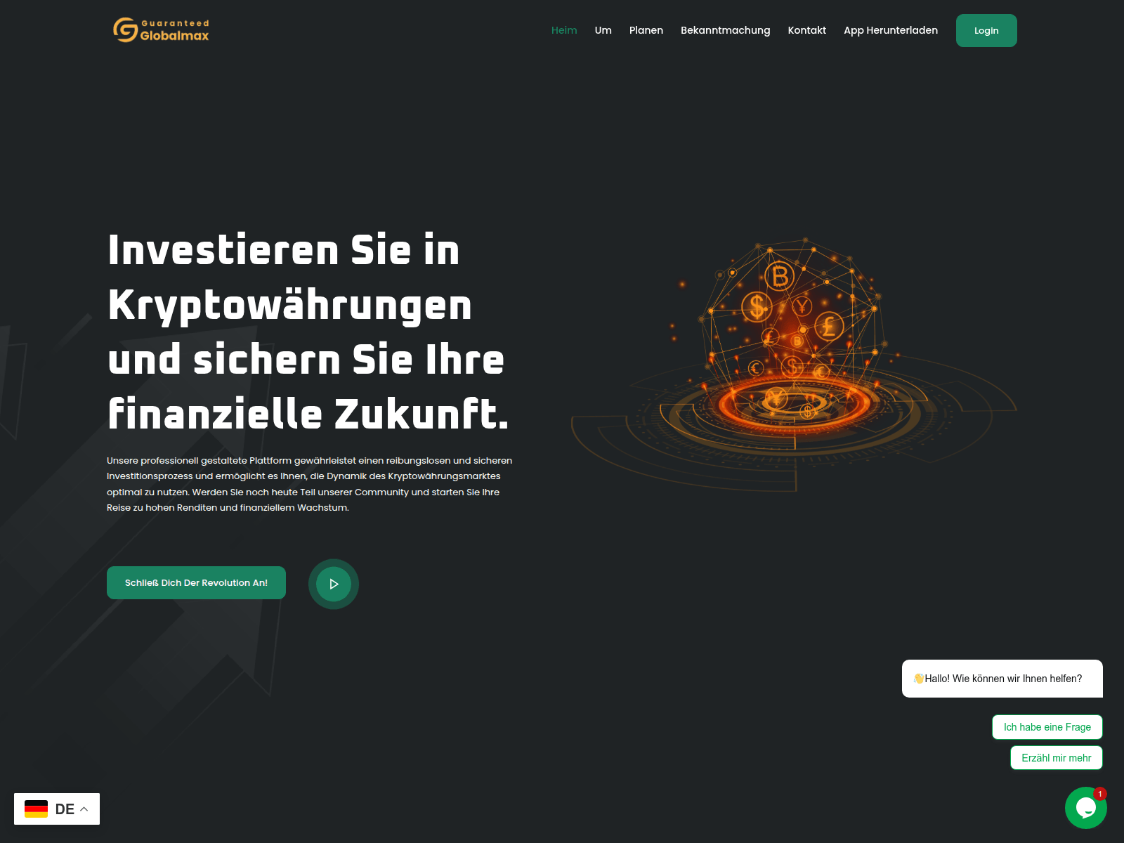 Знімок екрана guaranteedglobalmax.com