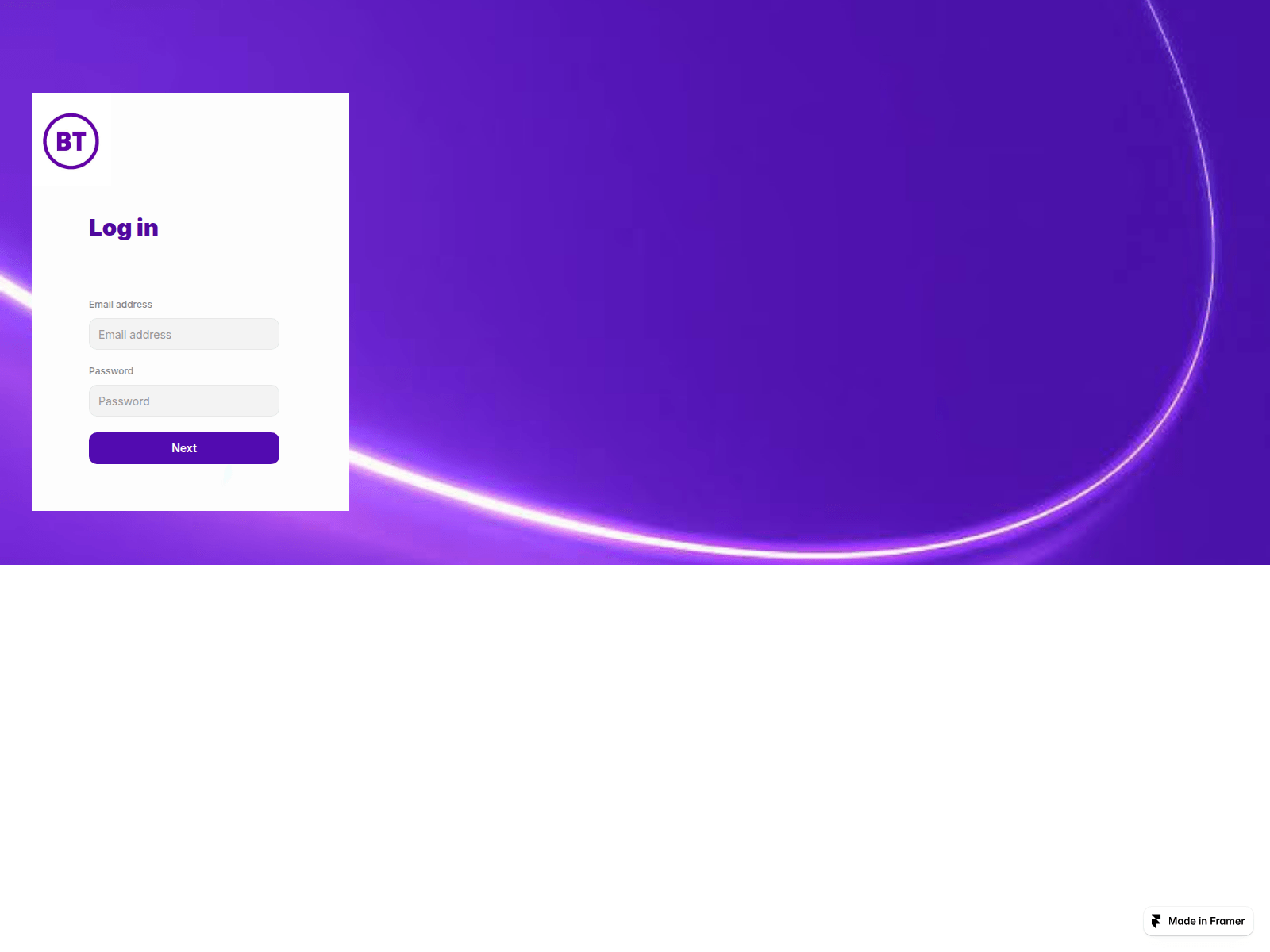 Screenshot of centered-way-500530.framer.app
