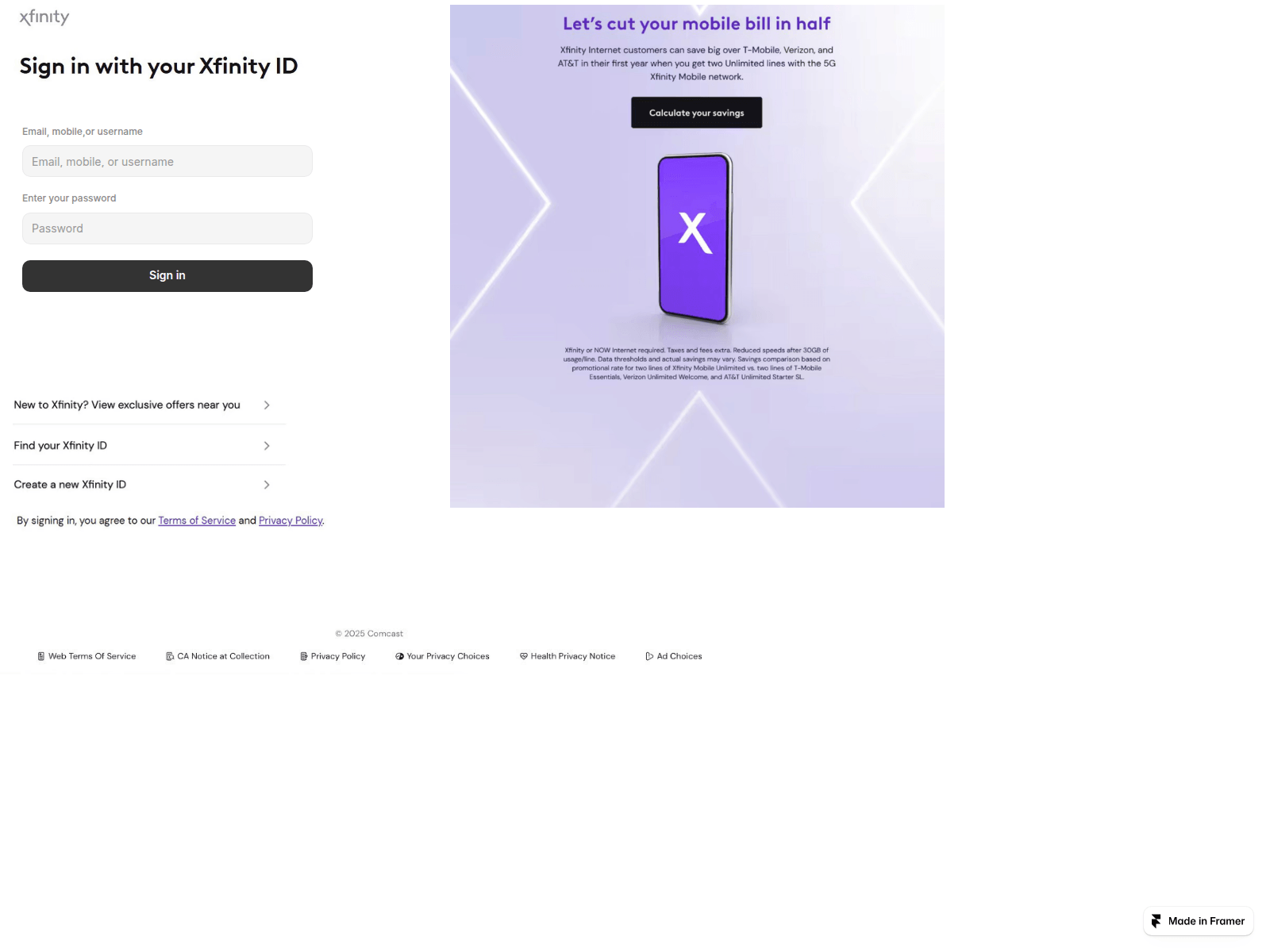 Screenshot of glorious-shape-173131.framer.app