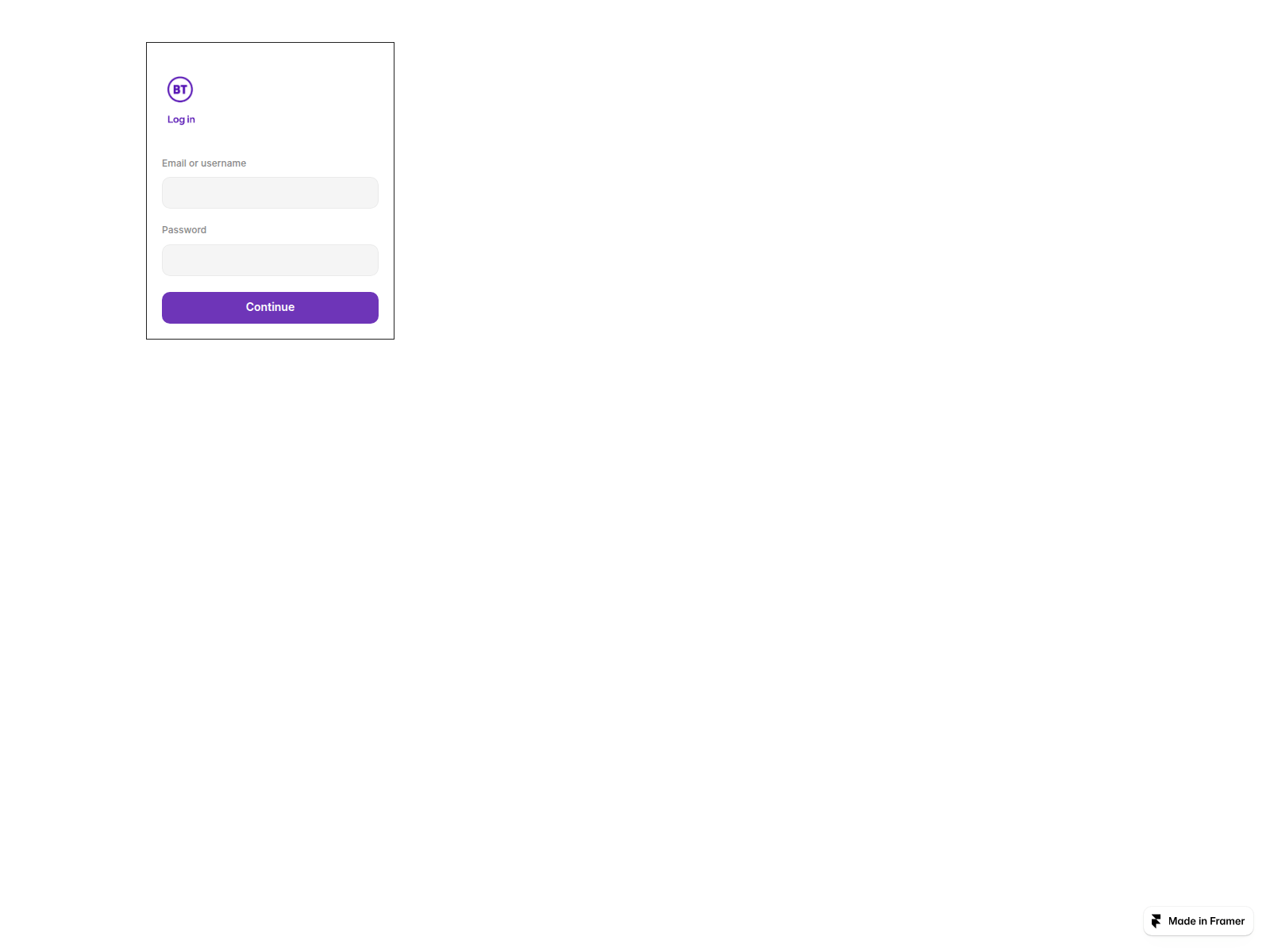 Screenshot of hungry-league-681458.framer.app