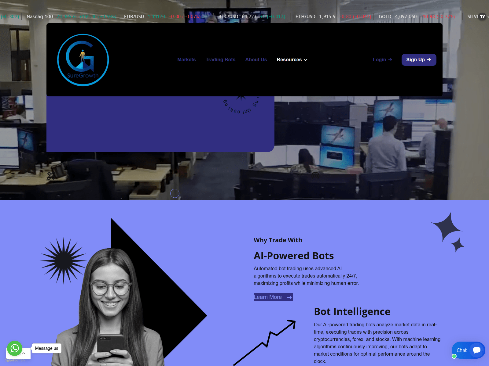 Screenshot of suregrowth.us