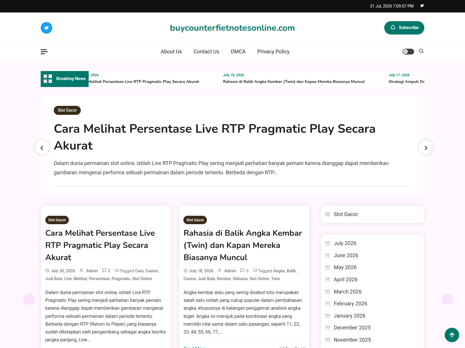 Screenshot von buycounterfietnotesonline.com