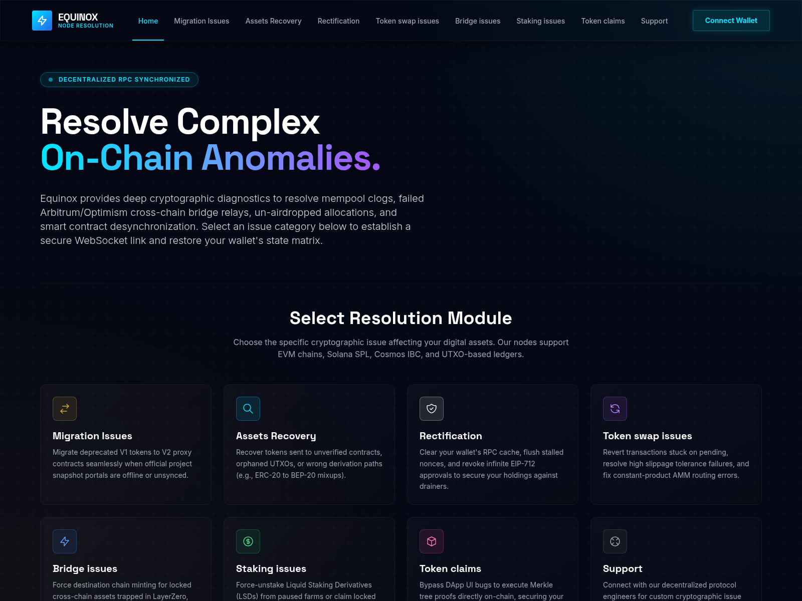 Screenshot of equcore.site