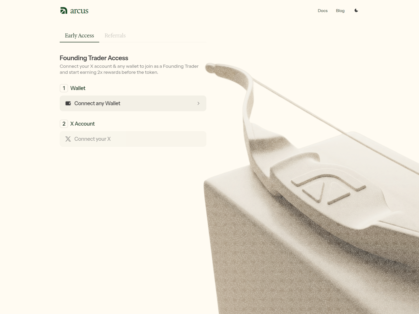Screenshot of program.referral-arcus.com