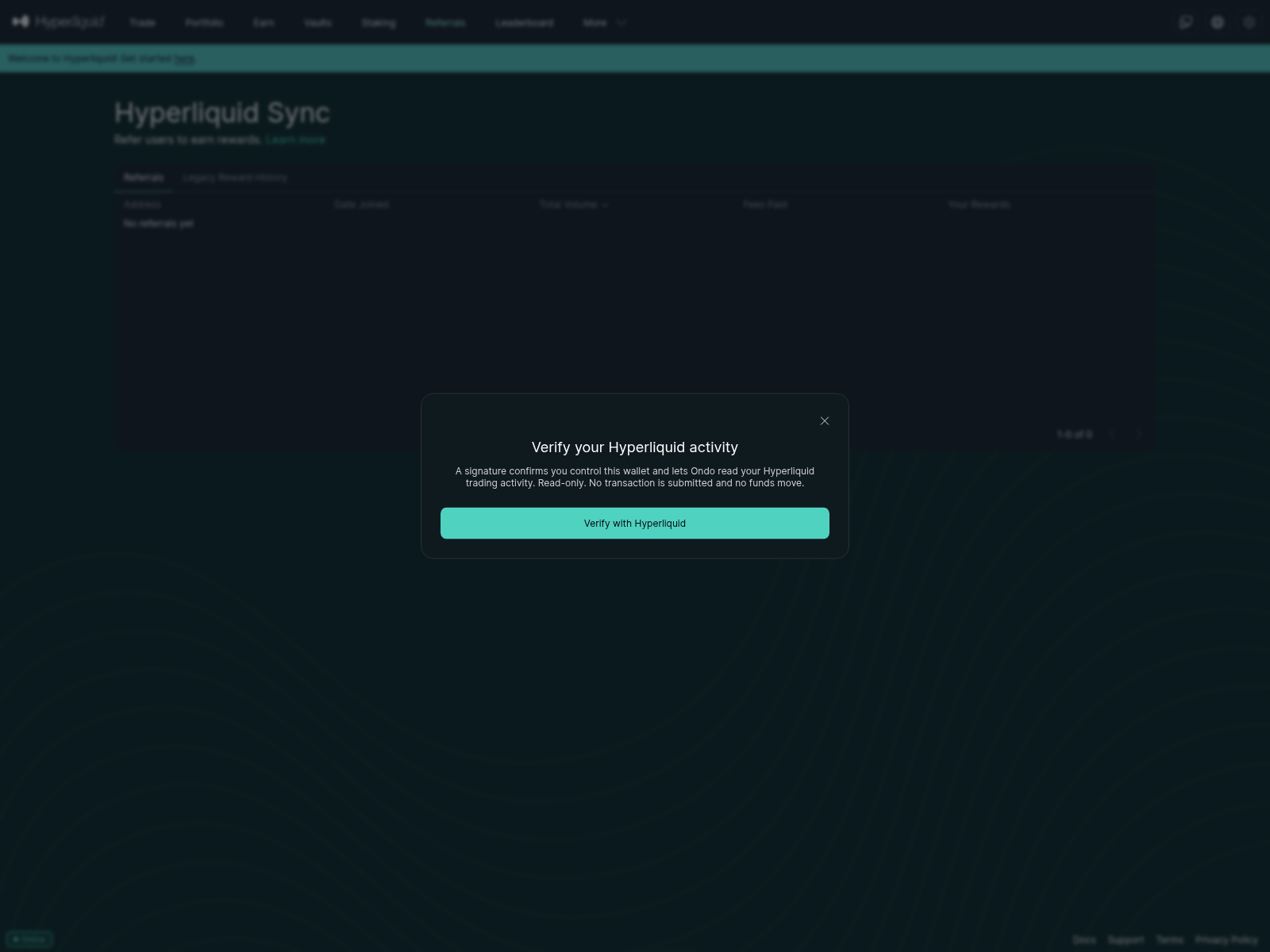 Screenshot of hyperliquid.gateway-authentication.xyz