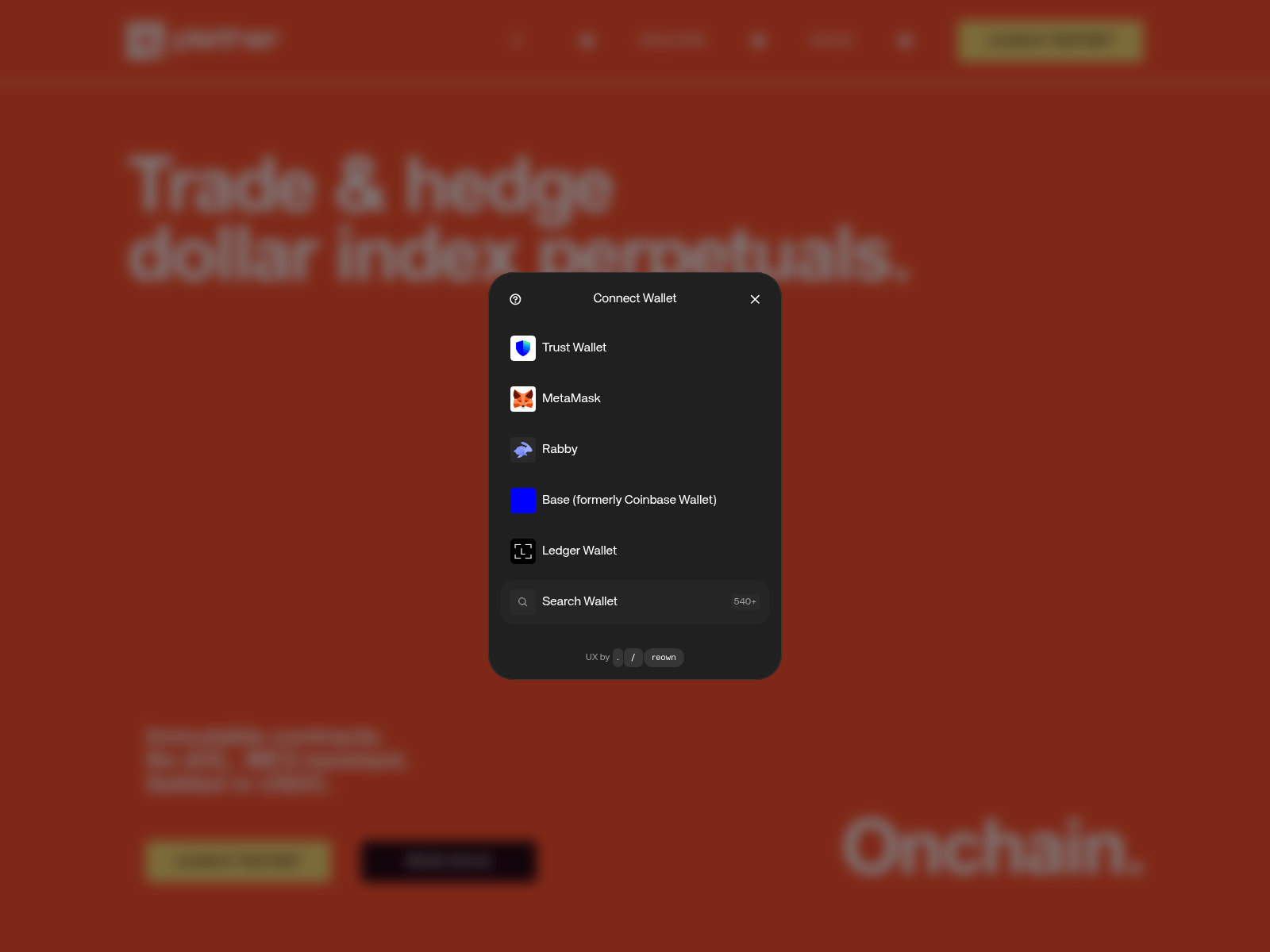 Screenshot of plether-fi.firebaseapp.com