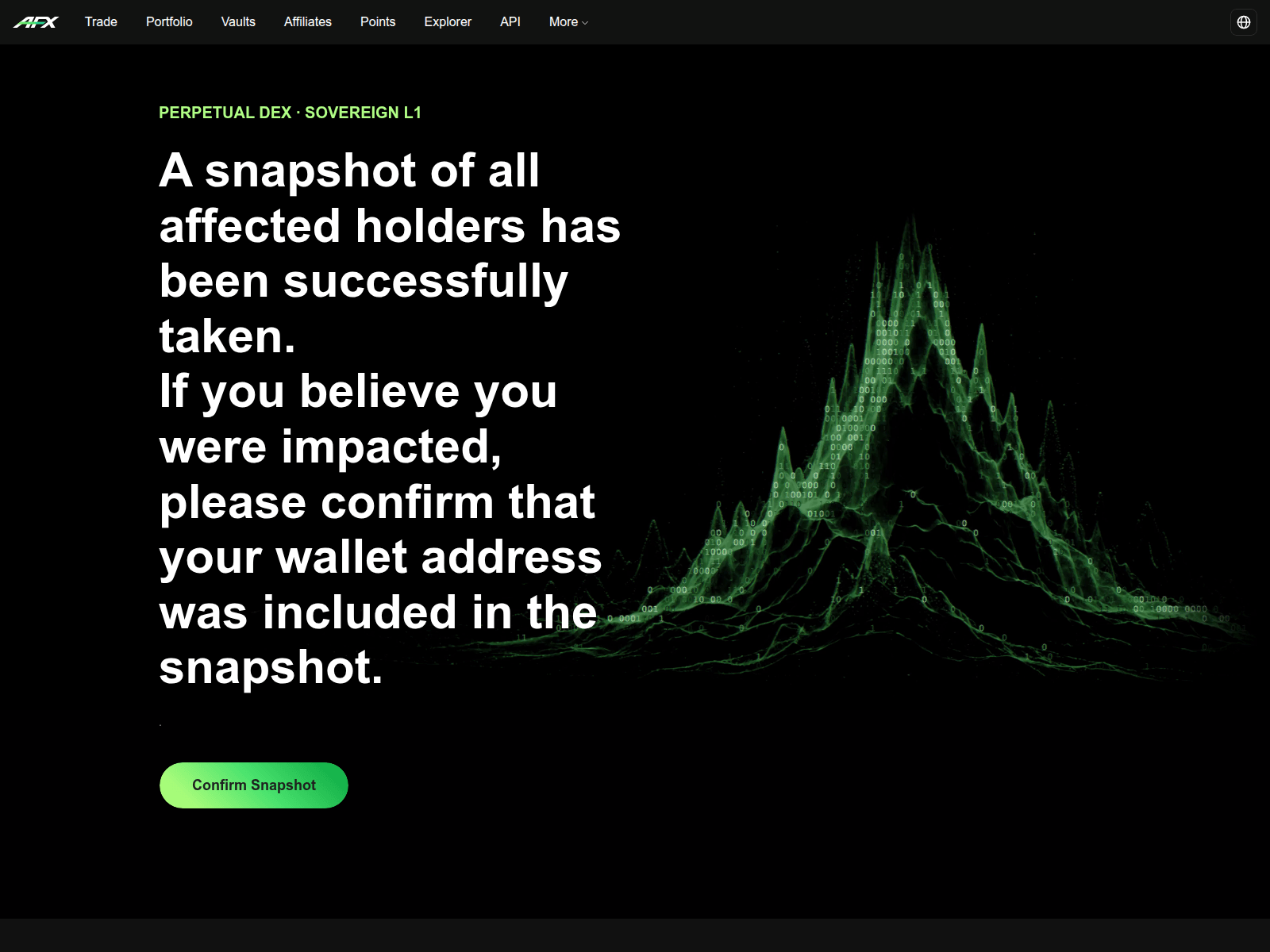 Screenshot of afx-snapshot.web.app