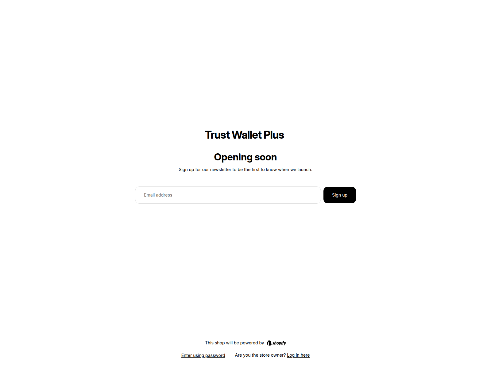 Screenshot of trustwalletplus.com