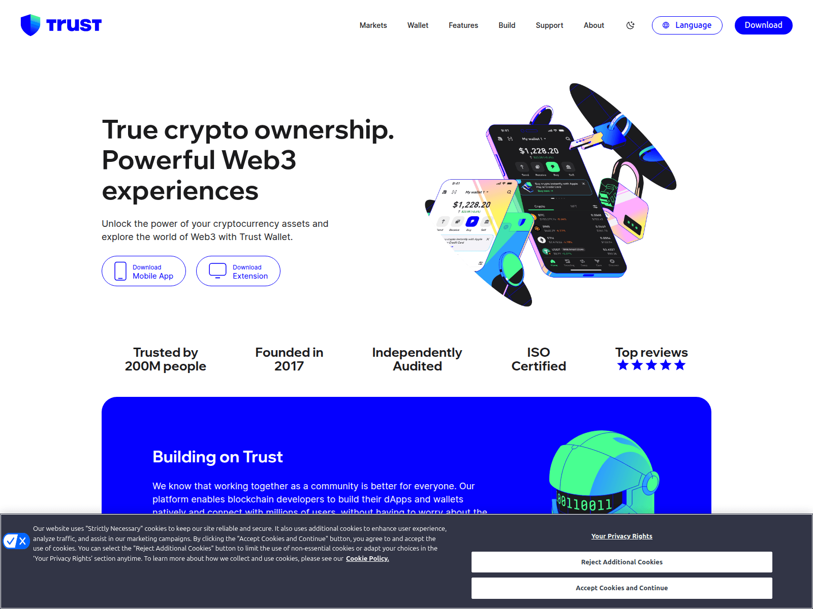 Screenshot of motions-trust-wallet.com