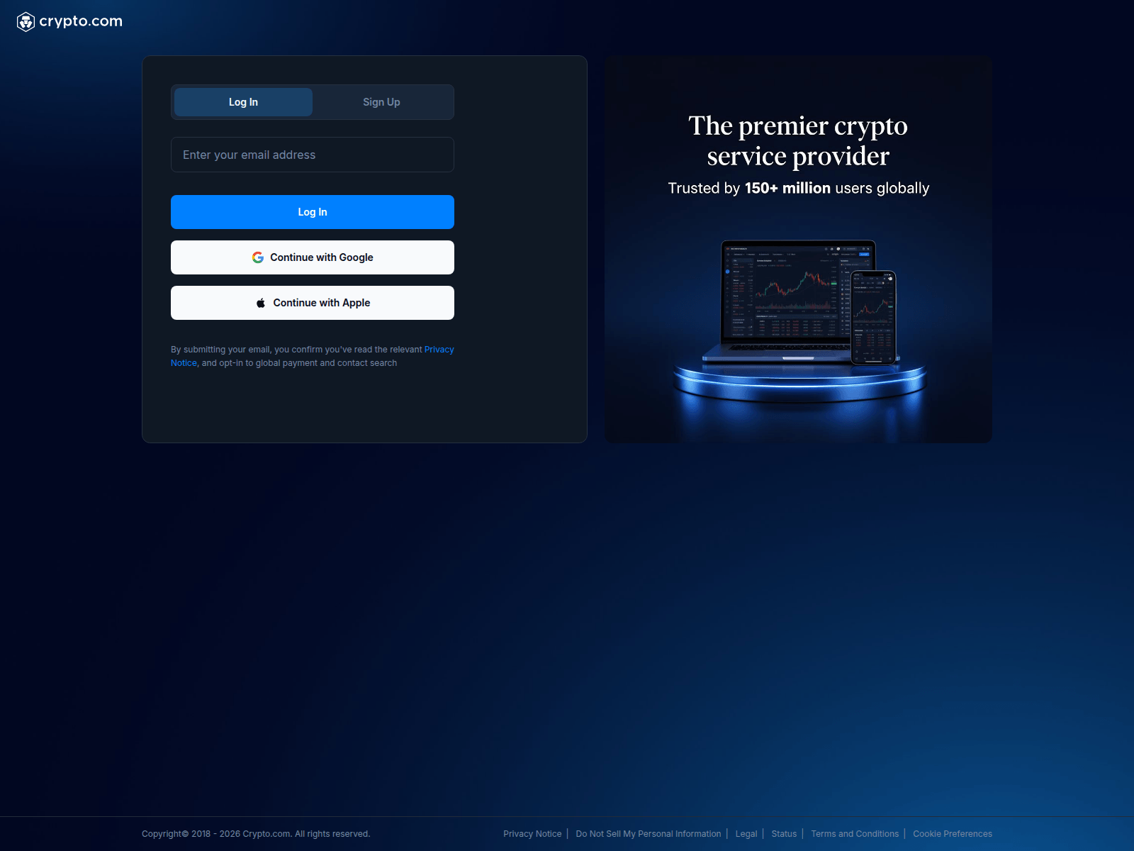 Screenshot of oauth-crypto.app