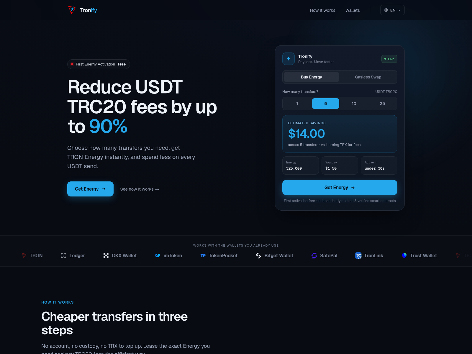 Screenshot of trustenergy.app