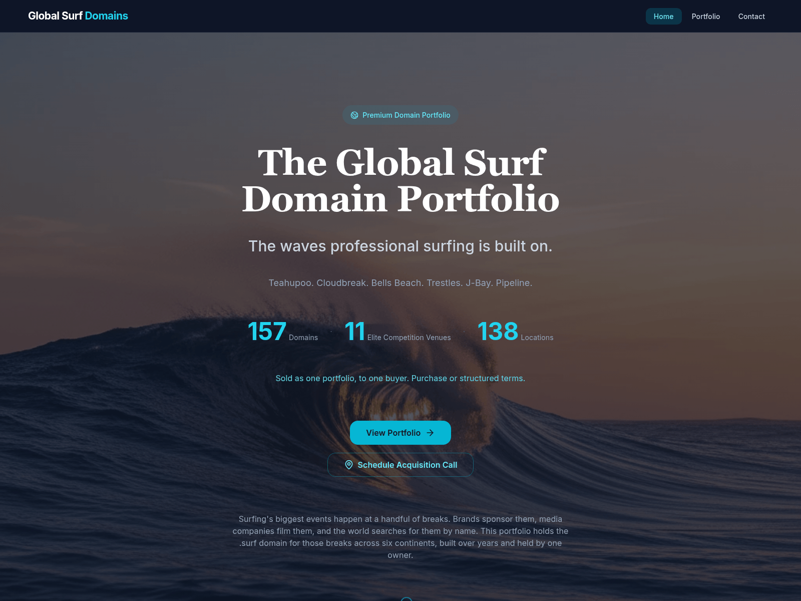 Screenshot of itauna.surf