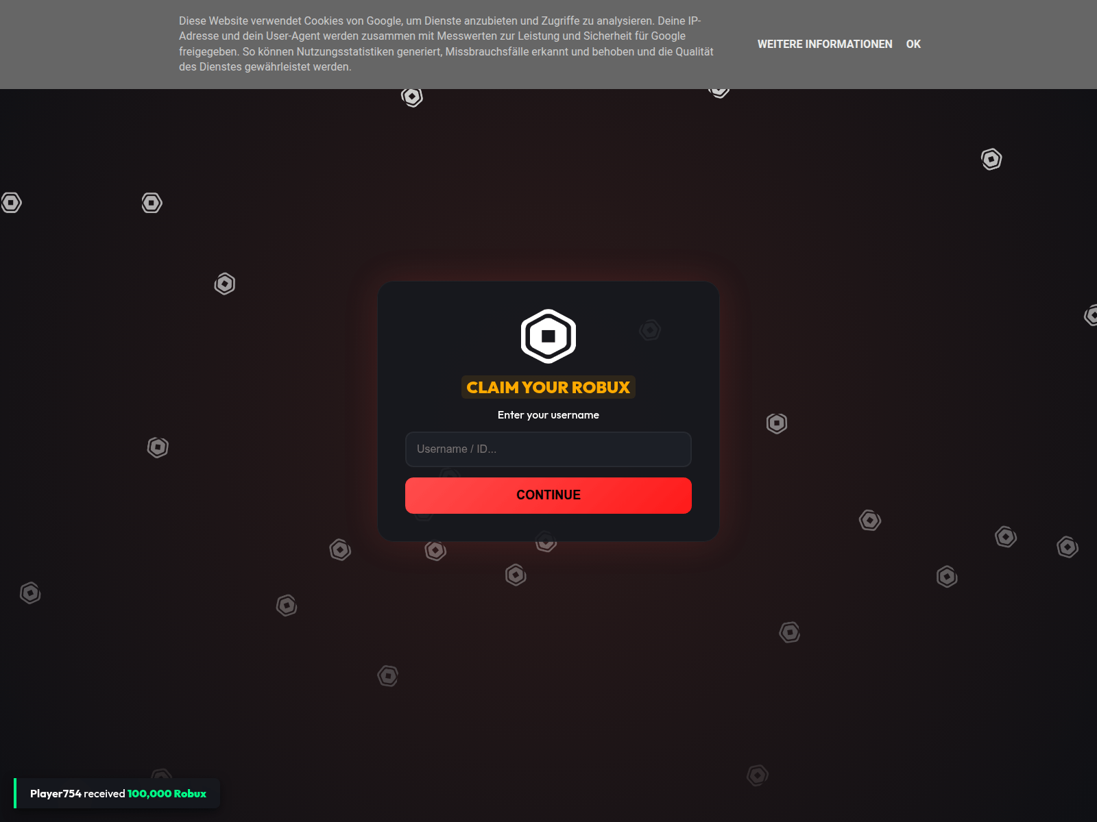 Screenshot of click-prizerblxnow.blogspot.com