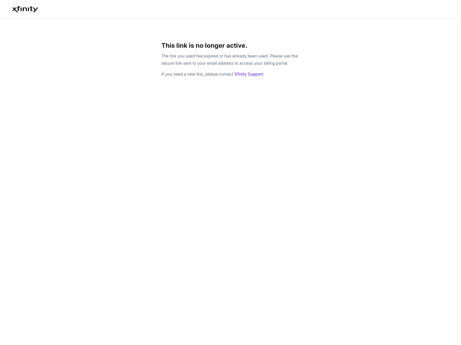 Screenshot of xfinity.payment-profile.info
