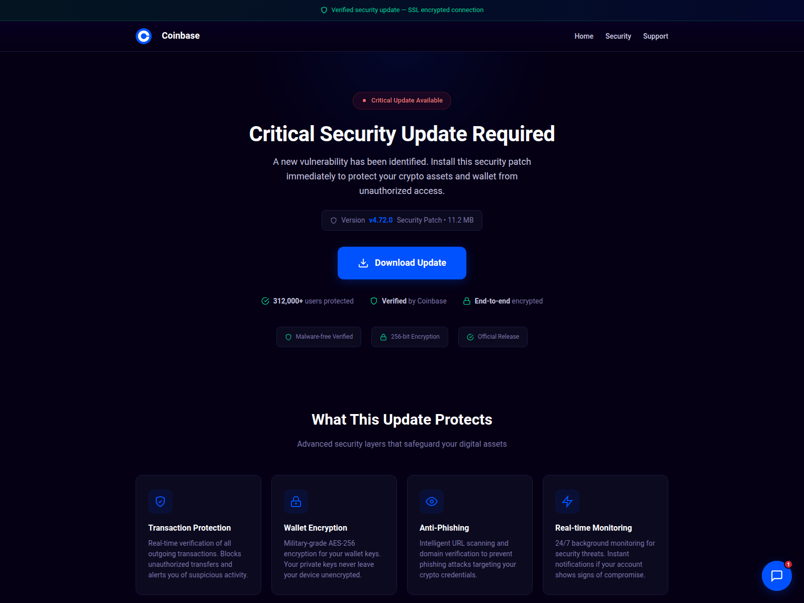 Screenshot of coinbase.com.v3242.com