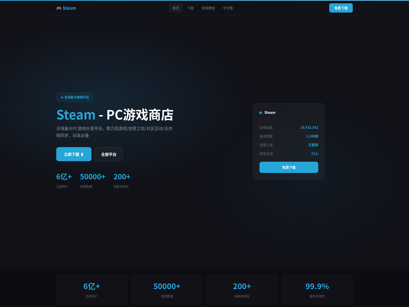 Screenshot of www.store-steampowered-zhcn.com.cn