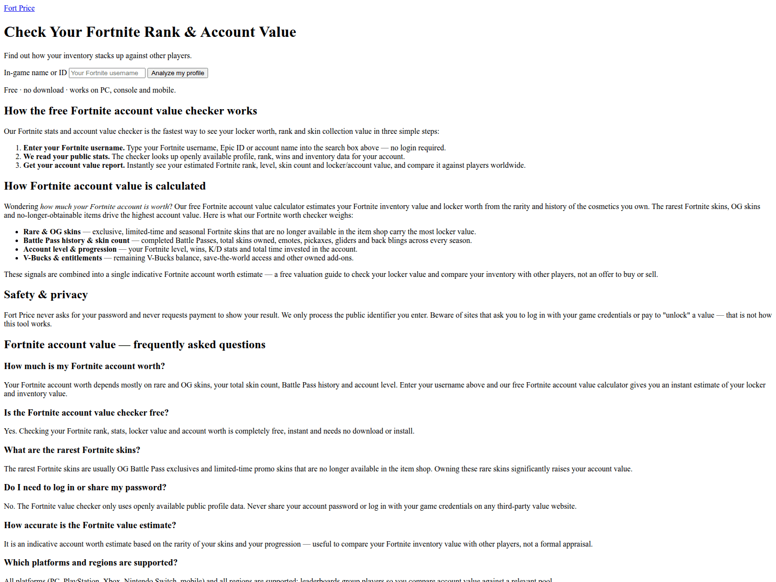 Screenshot of fort-price.com