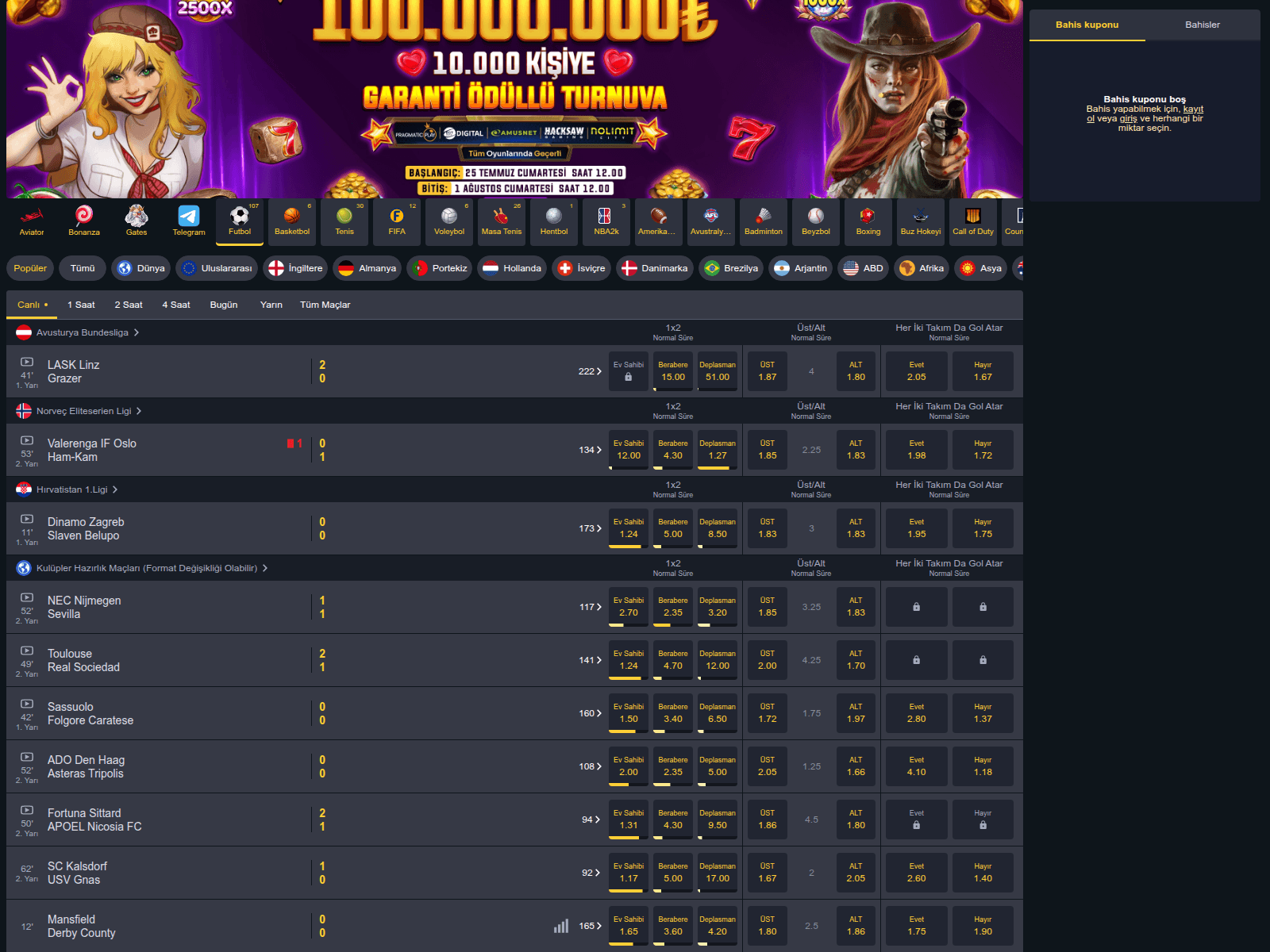Screenshot of 7655holiganbet.com