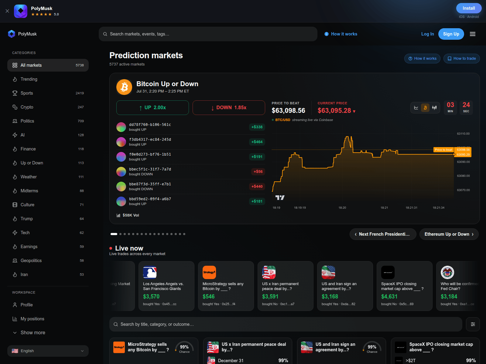Screenshot of polymusk.net