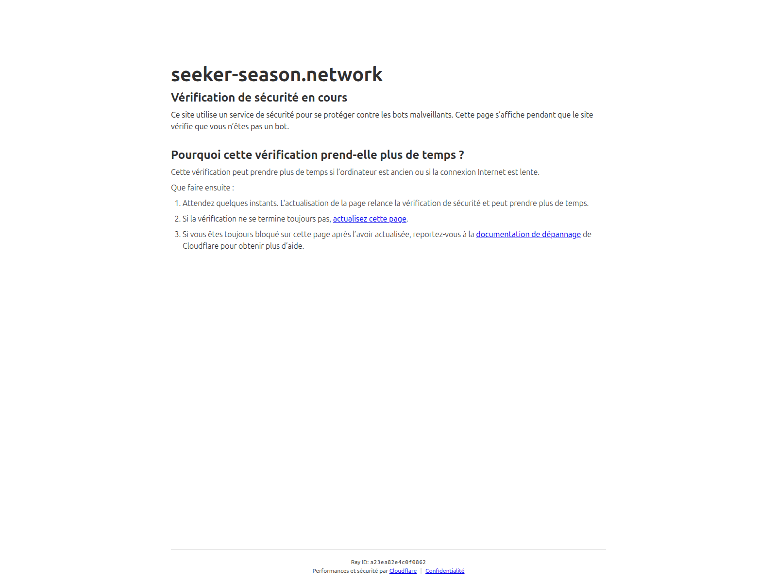 Screenshot of seeker-season.network