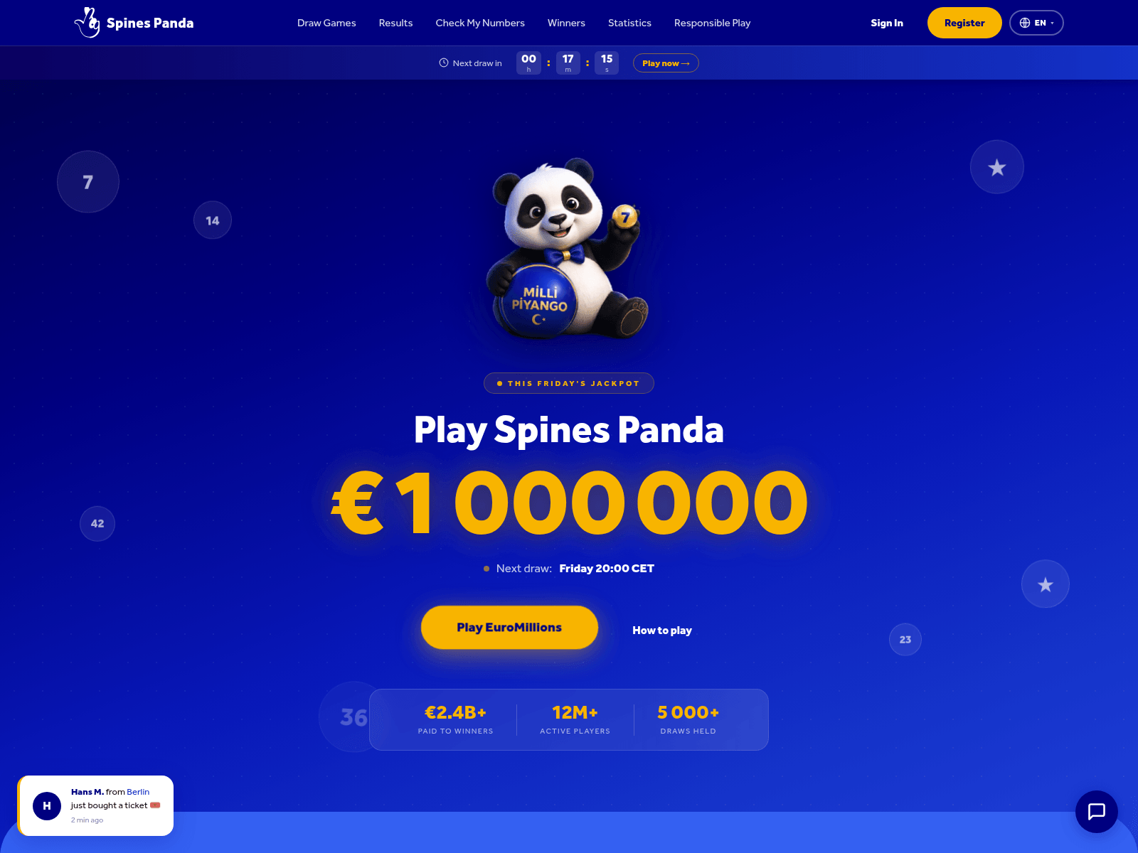 Screenshot of spinepanda.com